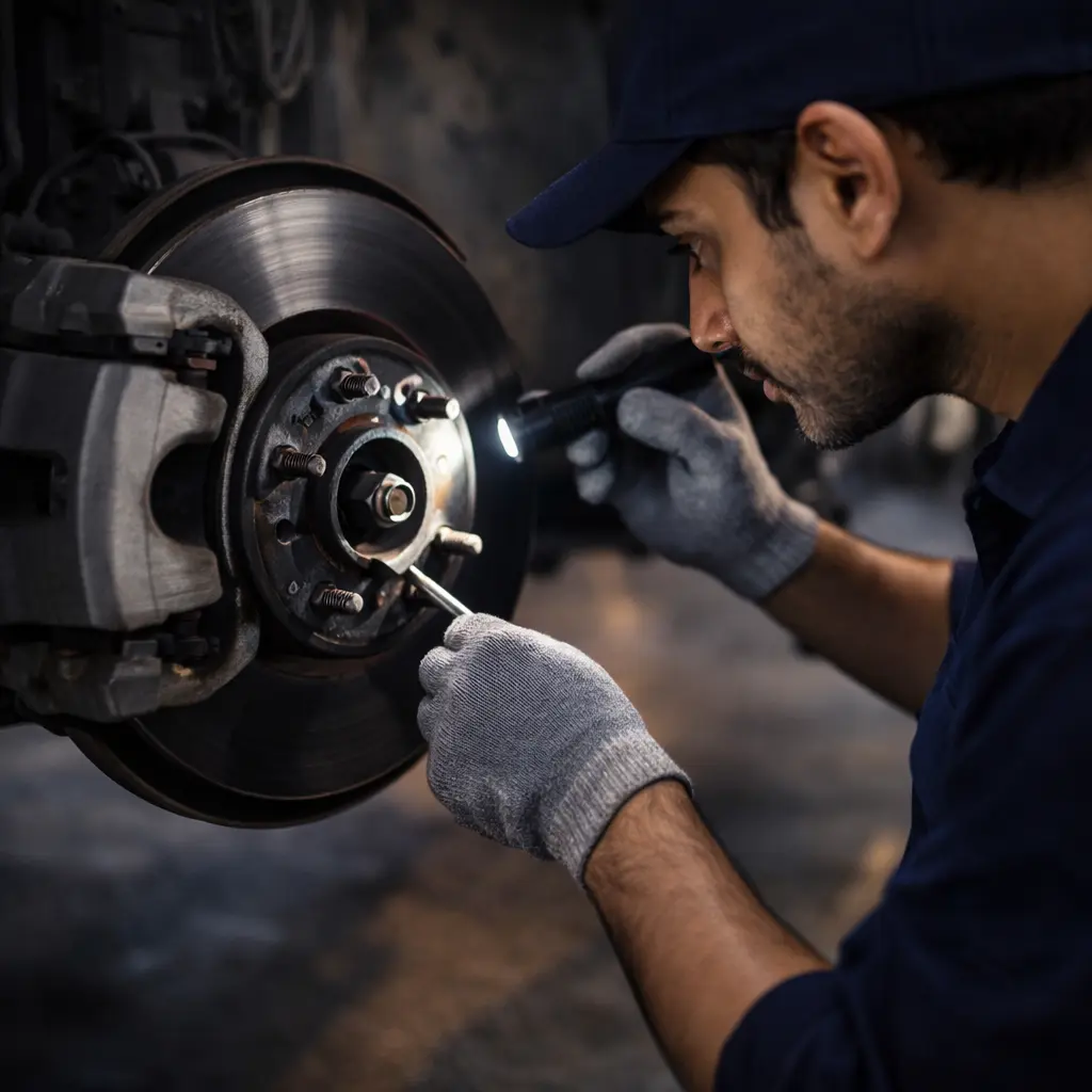 Brake Disc Rotor Thickness Measurement